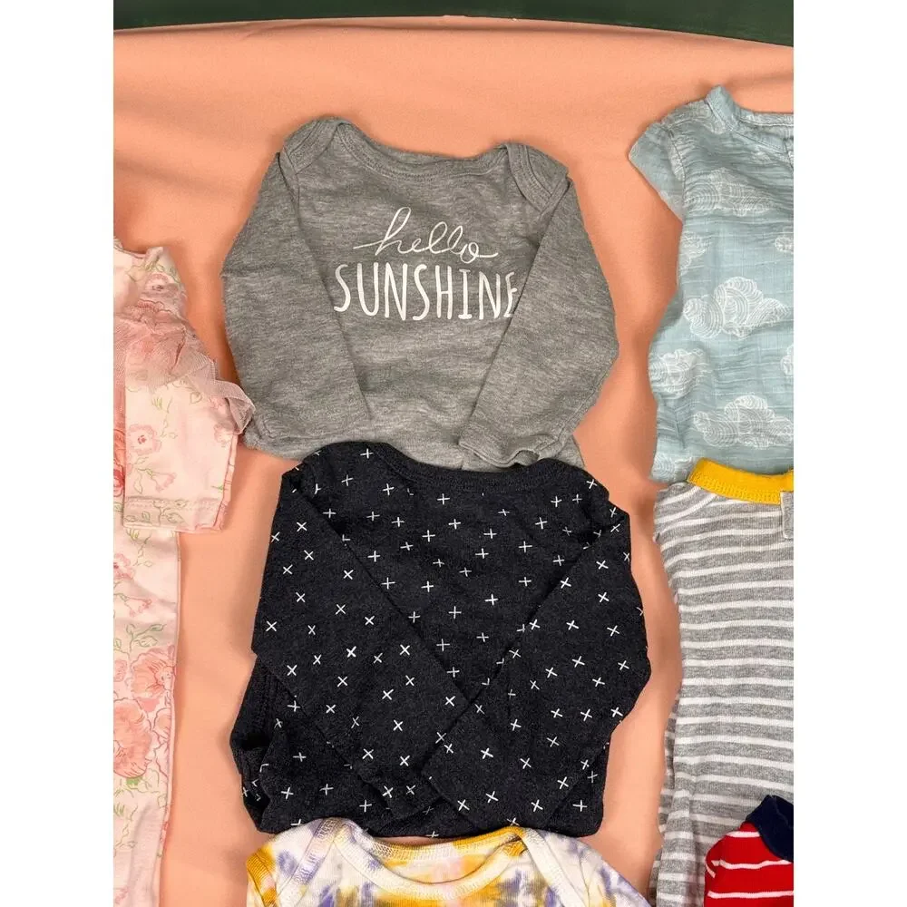 Baby Girl 0–3M Fall/Winter Clothing Lot – 21 Pieces #557