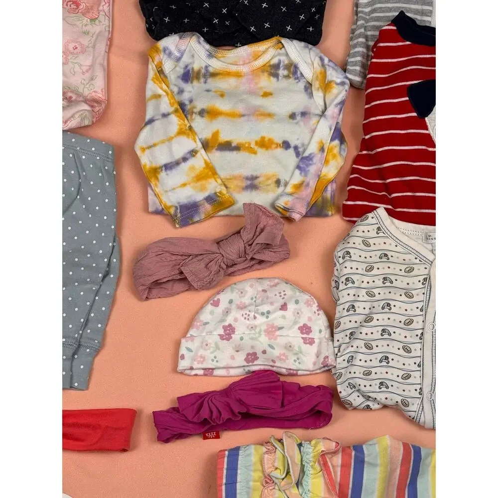 Baby Girl 0–3M Fall/Winter Clothing Lot – 21 Pieces #557
