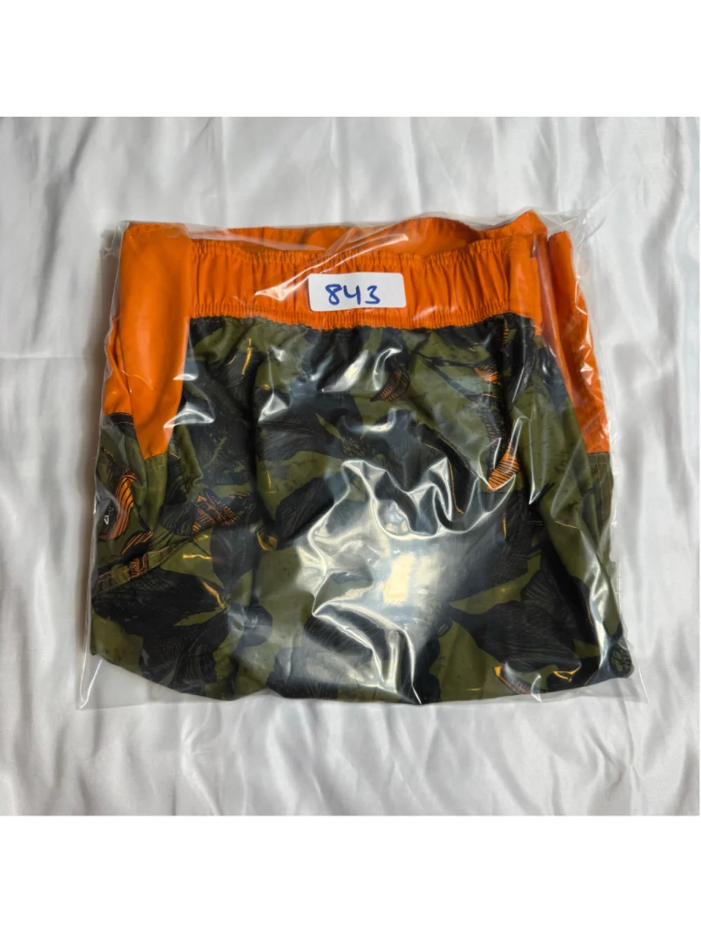 Men's Burr Artik Sounds Board Shorts XXL Green Orange Floral