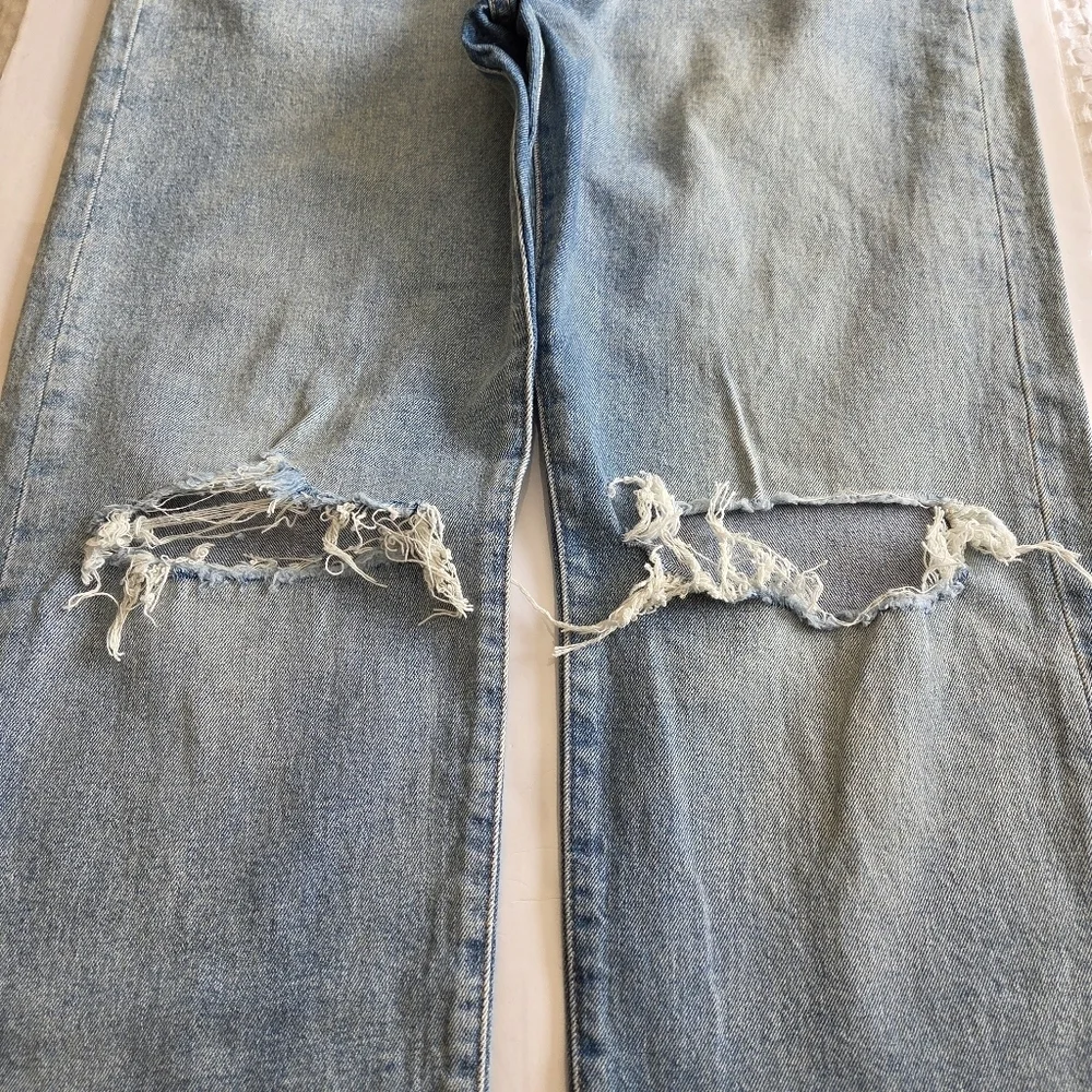 Levi's 501 40x30 Blue Distressed Jeans