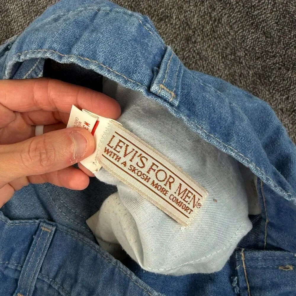 Vtg 80's Levi's Bootcut Orange Tab Denim Jeans Men's 36X36(34X29) Made In USA