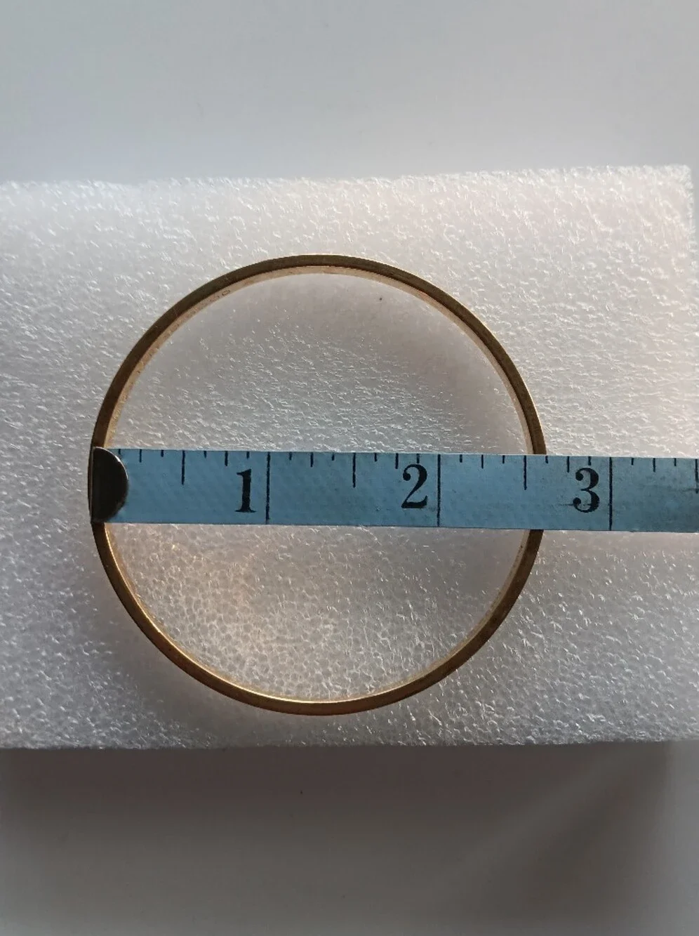 Kate Spade So Far So Good Enamel Bangle Bracelet Yellow Gold 2.5