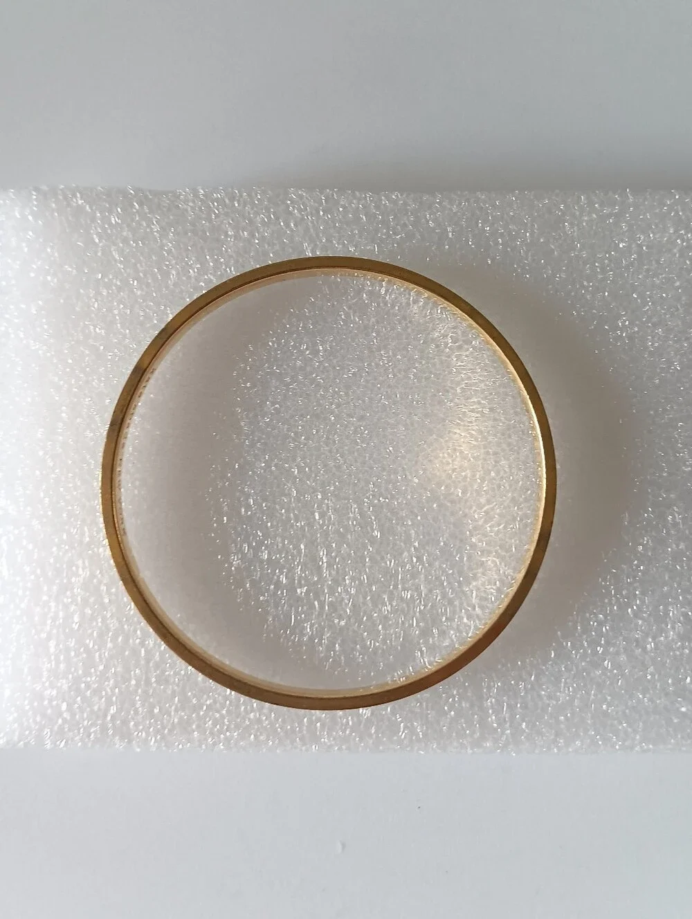 Kate Spade So Far So Good Enamel Bangle Bracelet Yellow Gold 2.5