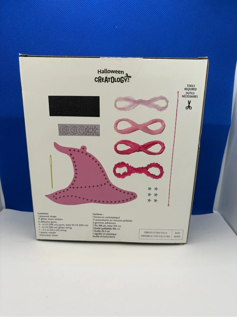 Creatology Pink Witch Hat Weaving Craft Kit Halloween New