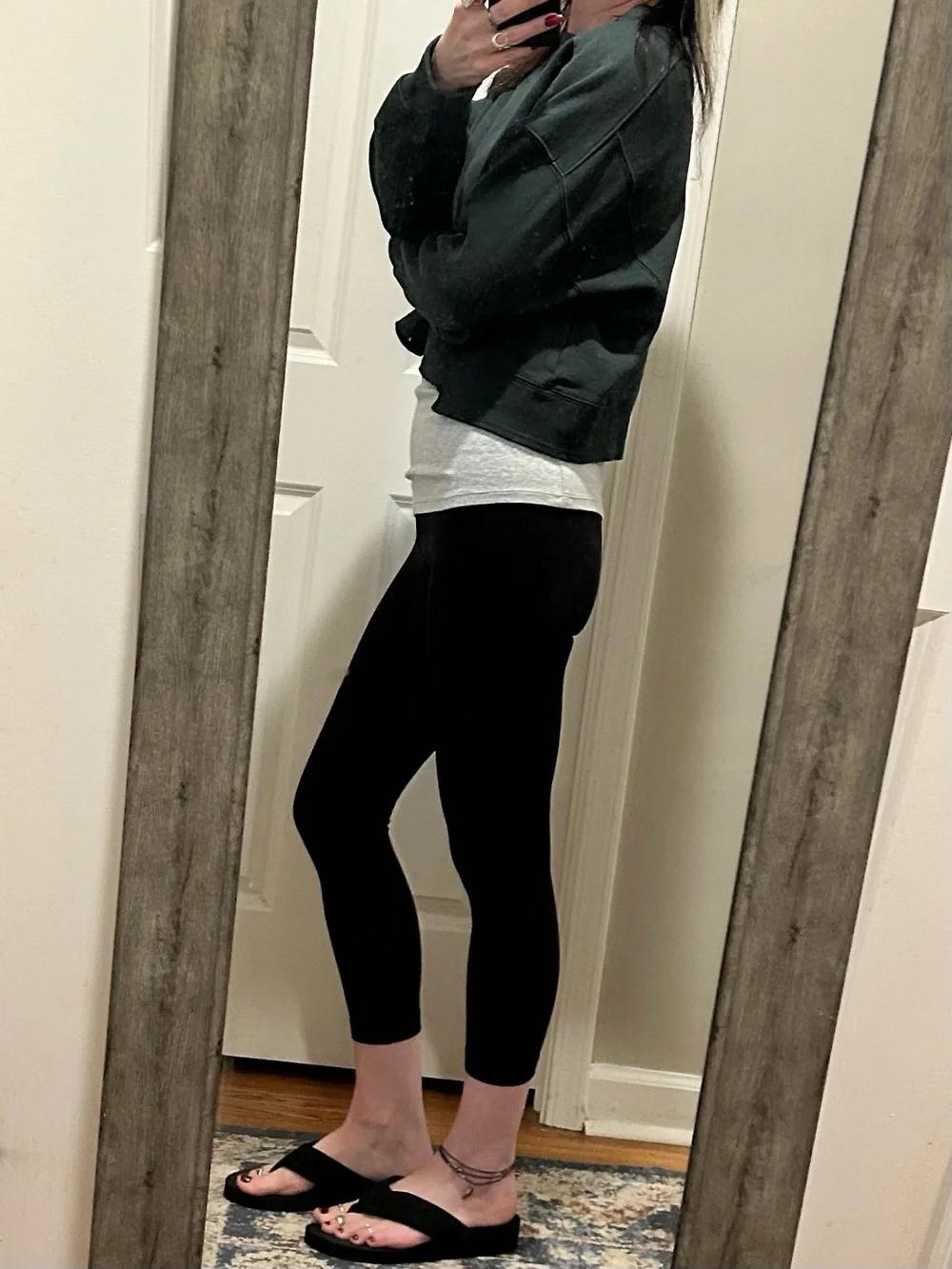 NWT Free People Movement Intercept Pullover in Evergreen
