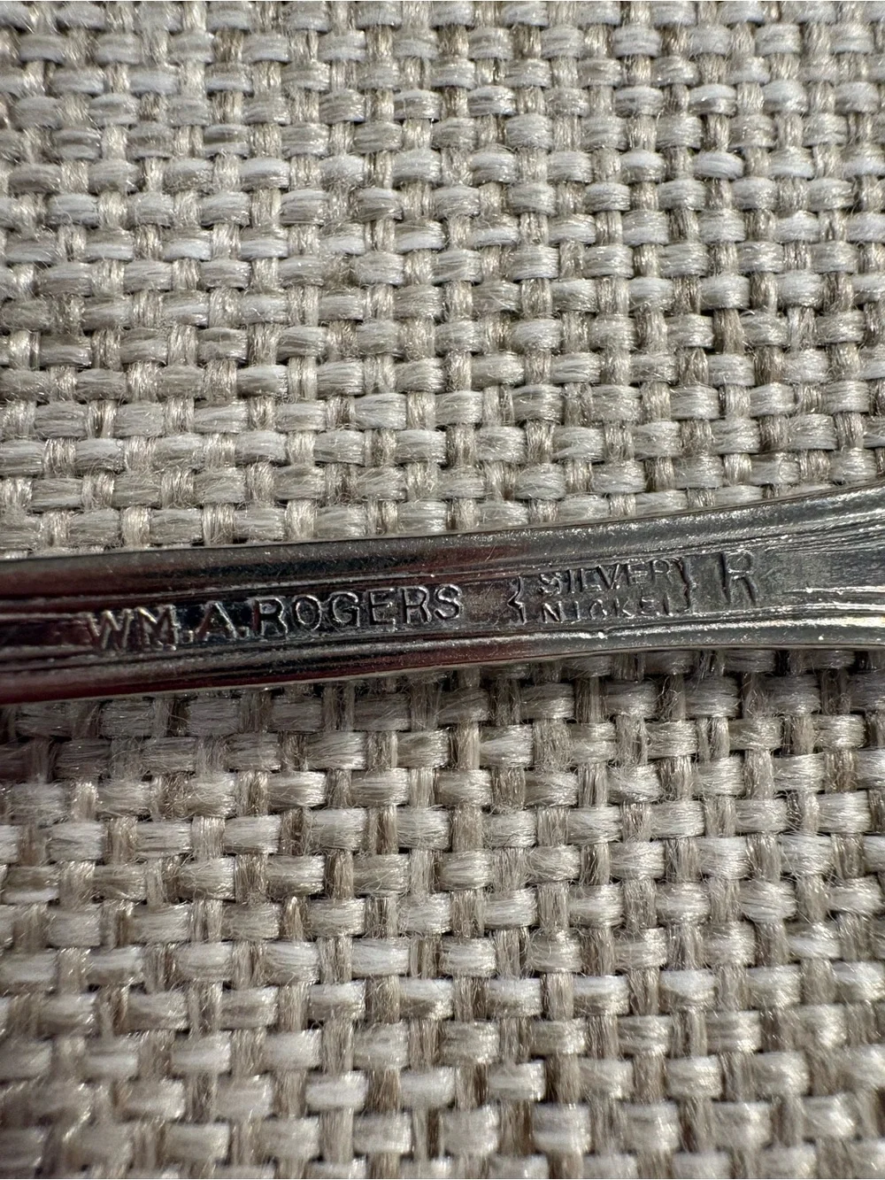 Vintage WM A Rogers Silverplate Nut Candy Serving Spoon Set of 3