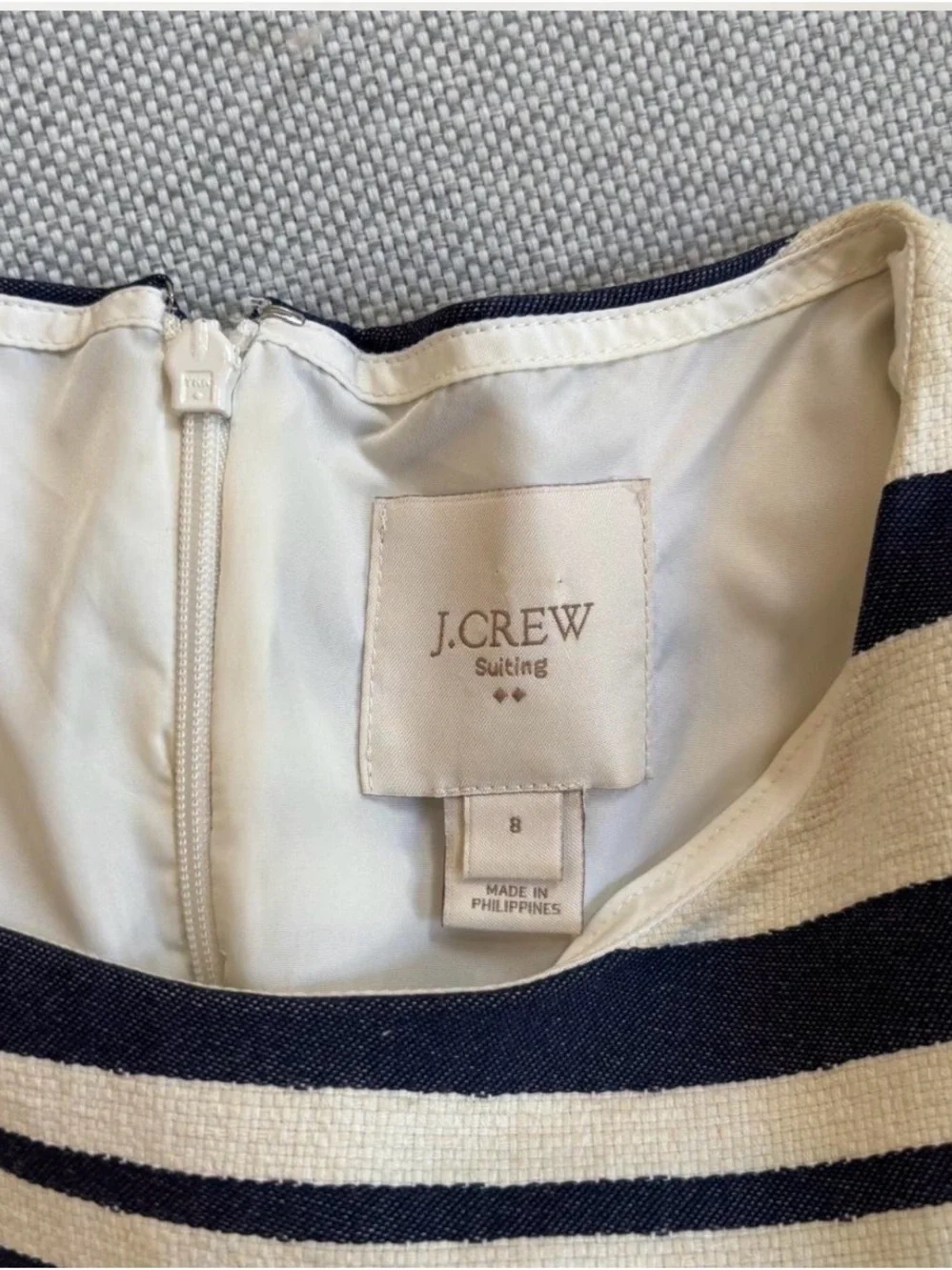 J. Crew clean navy