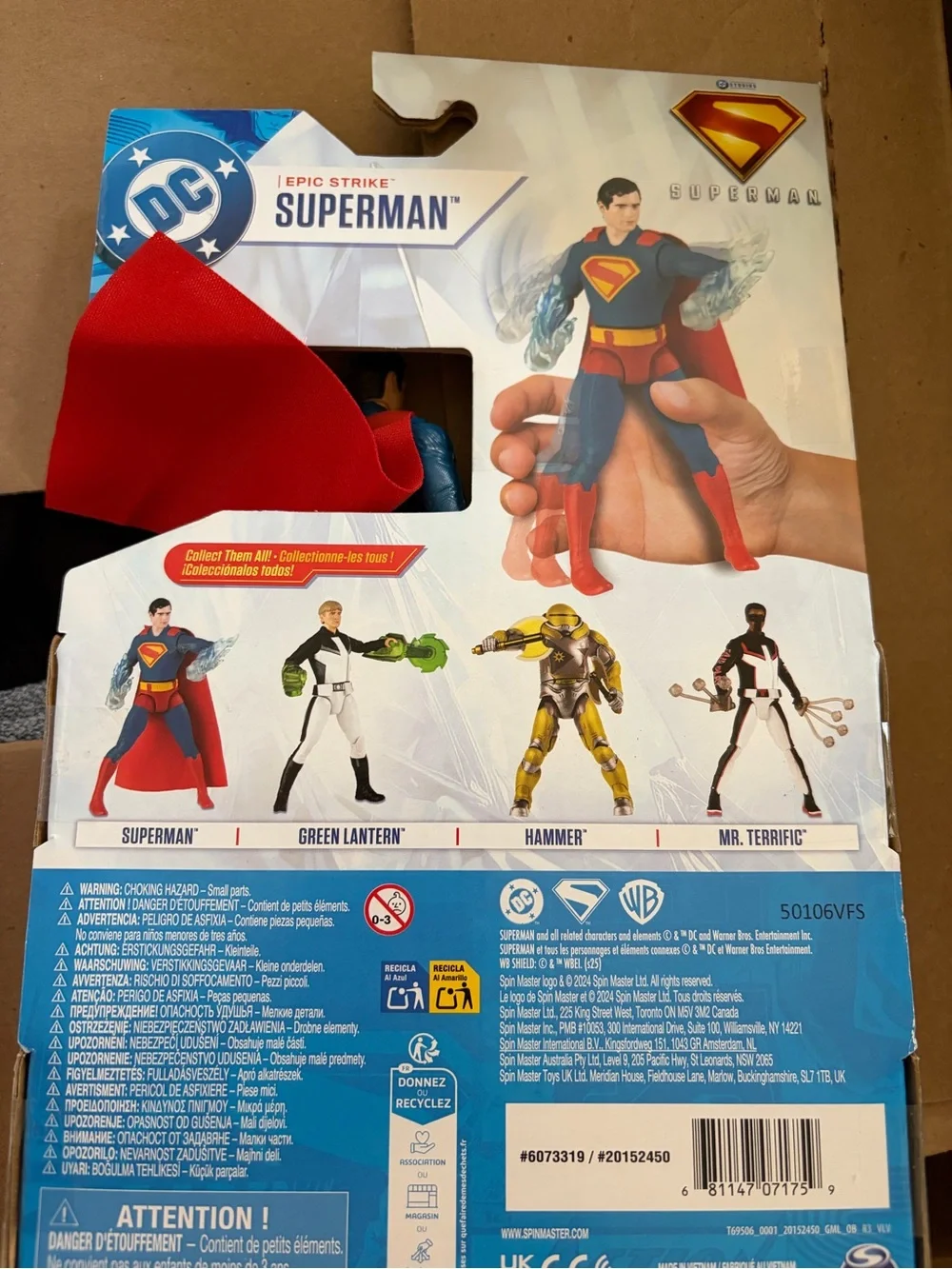 DC poseable superman