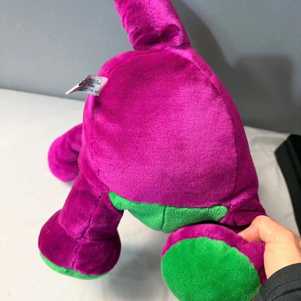Vintage Barney The Dinosaur Plush Toy Stuffed Animal 1988 Purple‎ Green 20