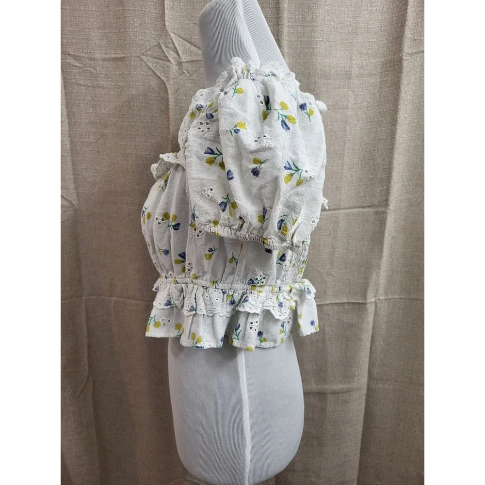 Zara floral eyelet
