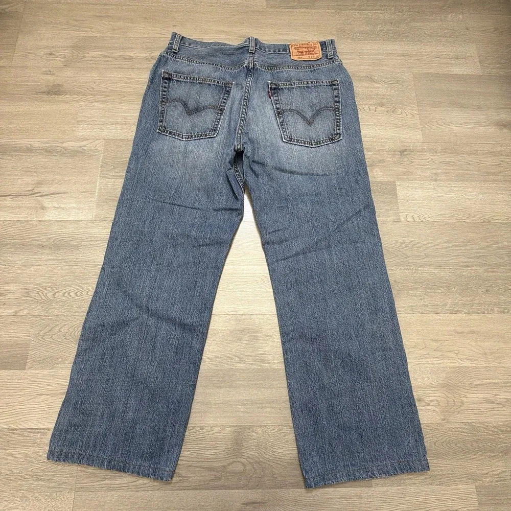 Levi's 569 Jeans Mens 34x28 Blue Loose Straight Baggy Y2K 2008 Denim