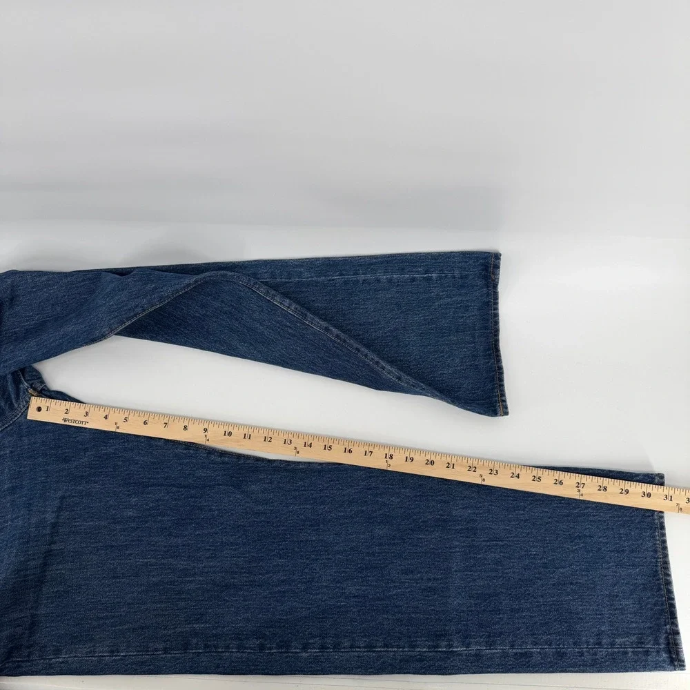 Levi's 501 Original Fit Jeans Mens 38x32 Blue Medium Wash Button Fly Straight
