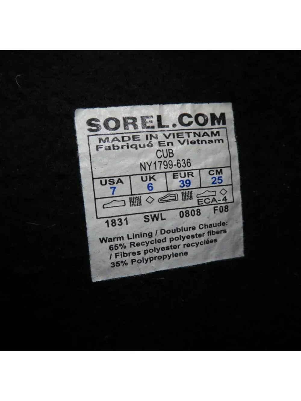 Sorel style cub