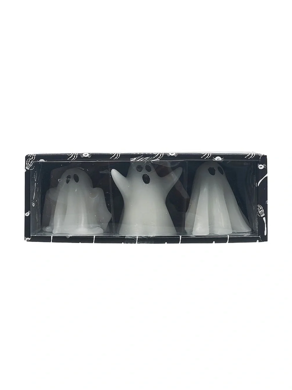 Halloween New Ghost Candle box Set 3 pk - White