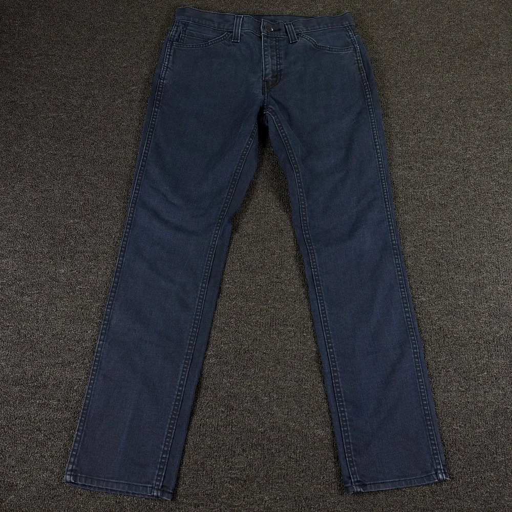 Levi's Jeans Mens 33x32 (Fits 32x29) 511 Slim Fit Dark Blue Denim EUC