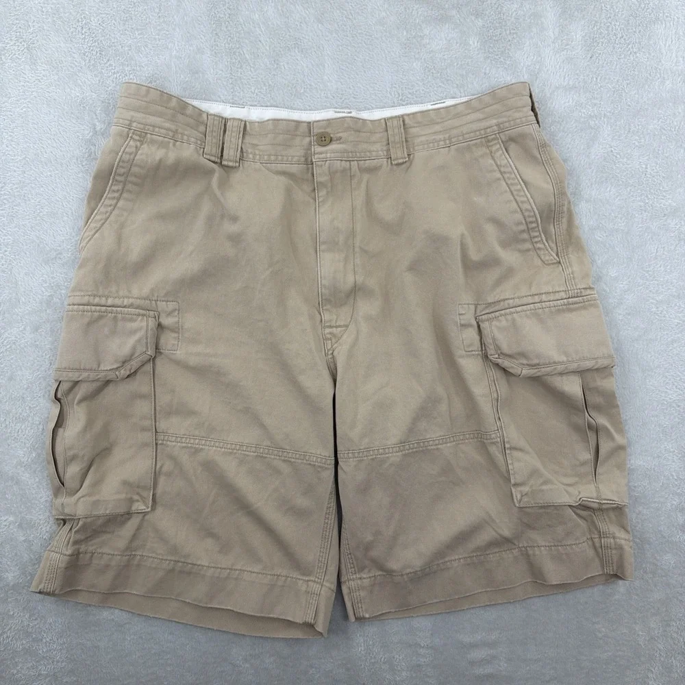 Polo Ralph Lauren Shorts Mens 40 TL Baggy Cotton Cargo Military Paratrooper Y2K