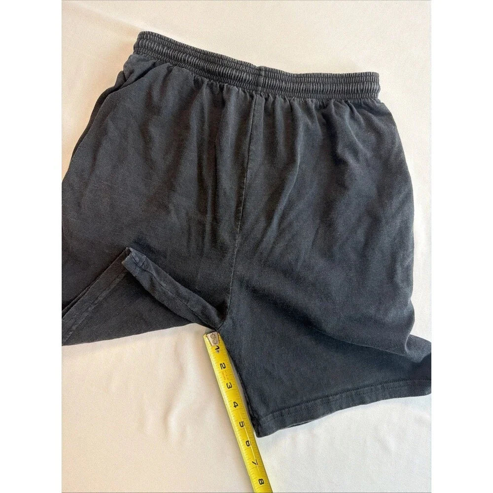 Vintage 90s Pro Spirit Washed Black Sweatshorts L USA Boxy Skate Lounge Gym
