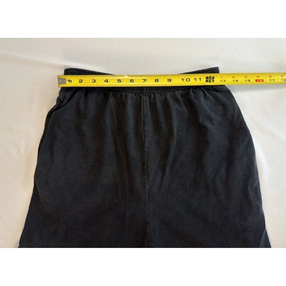 Vintage 90s Pro Spirit Washed Black Sweatshorts L USA Boxy Skate Lounge Gym