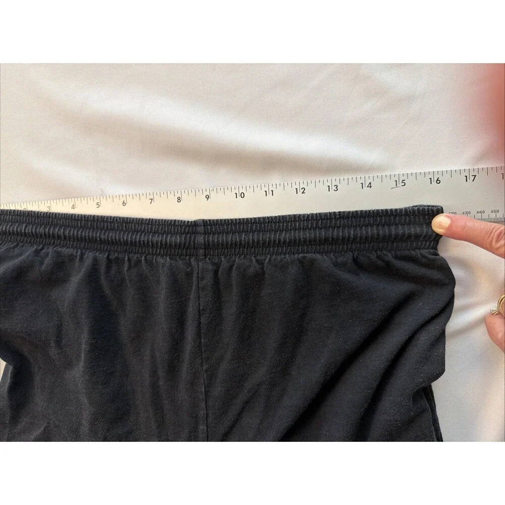 Vintage 90s Pro Spirit Washed Black Sweatshorts L USA Boxy Skate Lounge Gym