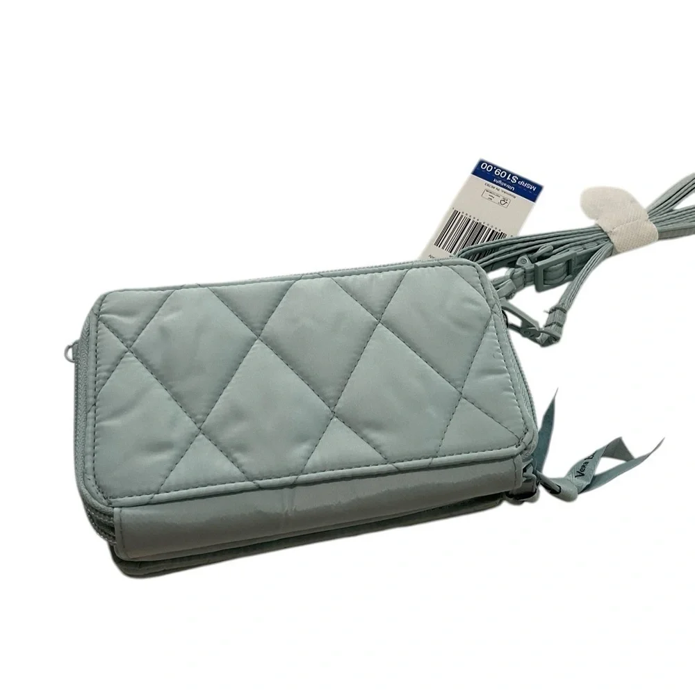 Vera Bradley Ultralight RFID 3-in-1 Crossbody in Sea Salt Blue