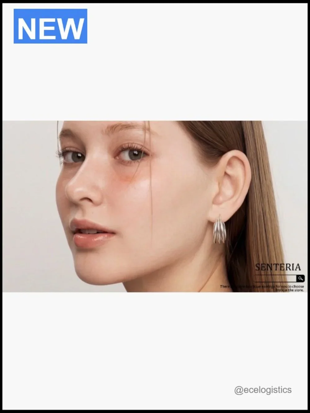 925 Sterling Silver Post Hoop Earrings Hypoallergenic Chunky Gold Plated 25-60mm