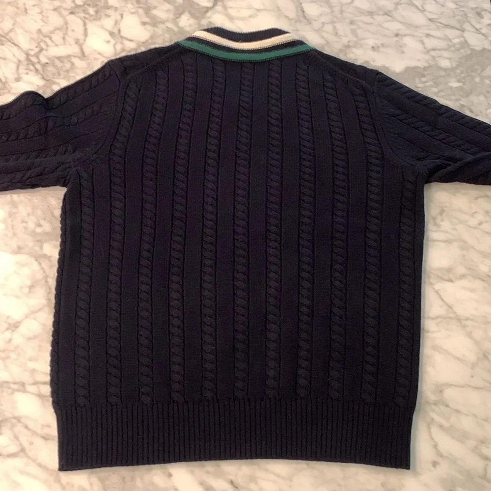 Vineyard Vines Varsity Sweater, Navy/Green/White, size small, like new