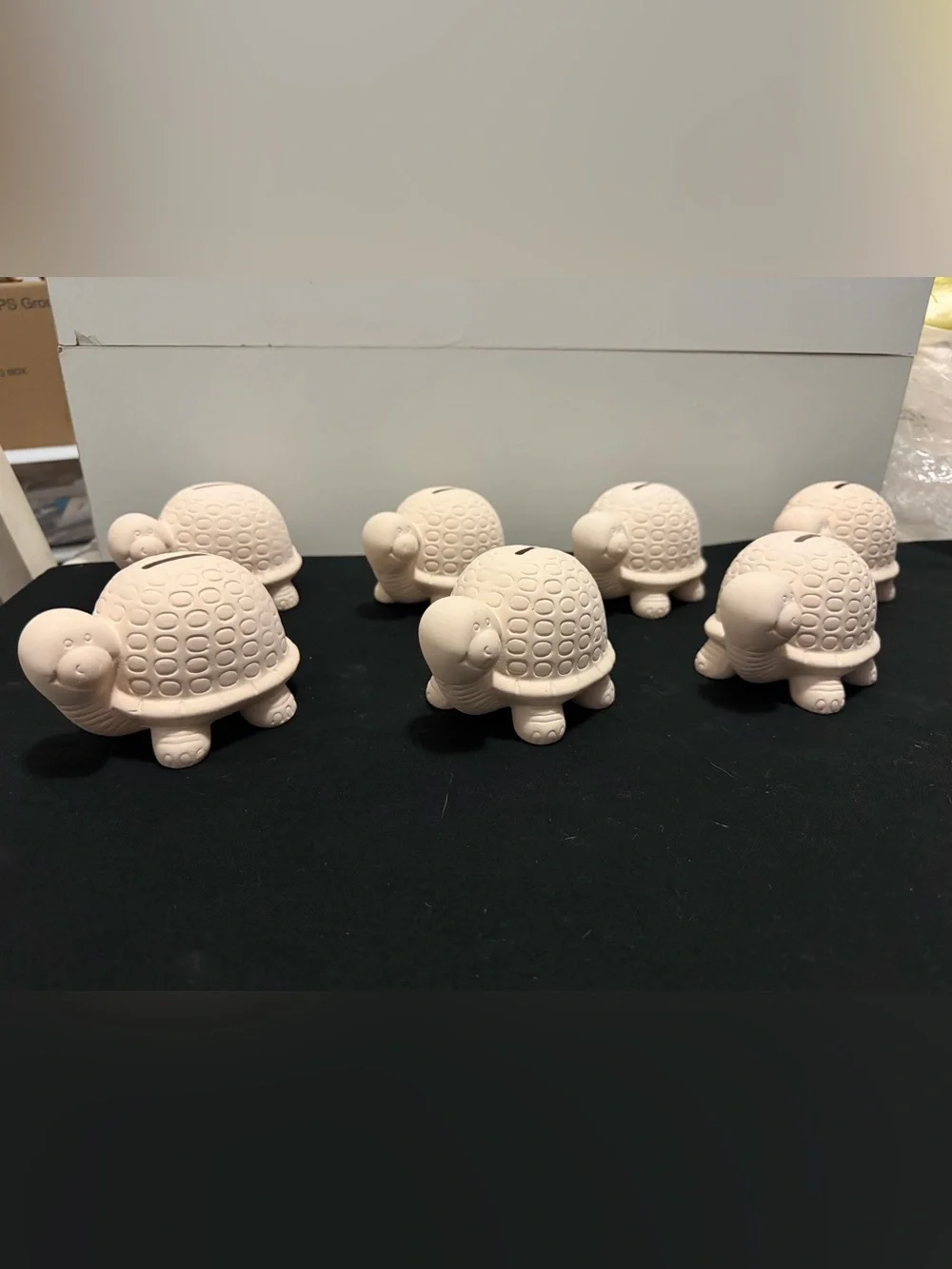 Paintable Ceramic Turtle piggy banks