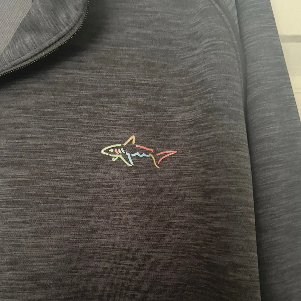 Greg Norman Collection Charcoal Quarter-Zip Pullover