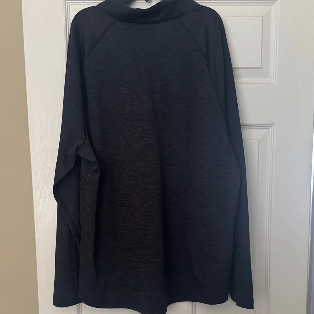 Greg Norman Collection Charcoal Quarter-Zip Pullover