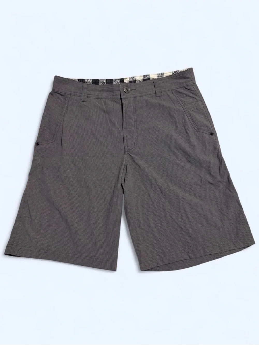 Men’s Lululemon Gray Current State Snap Button Board Shorts