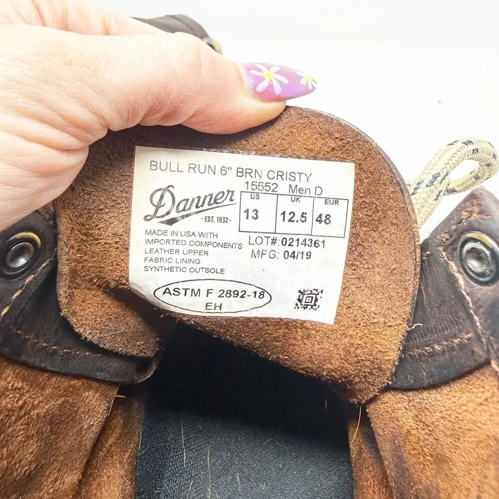 Danner brown oiled