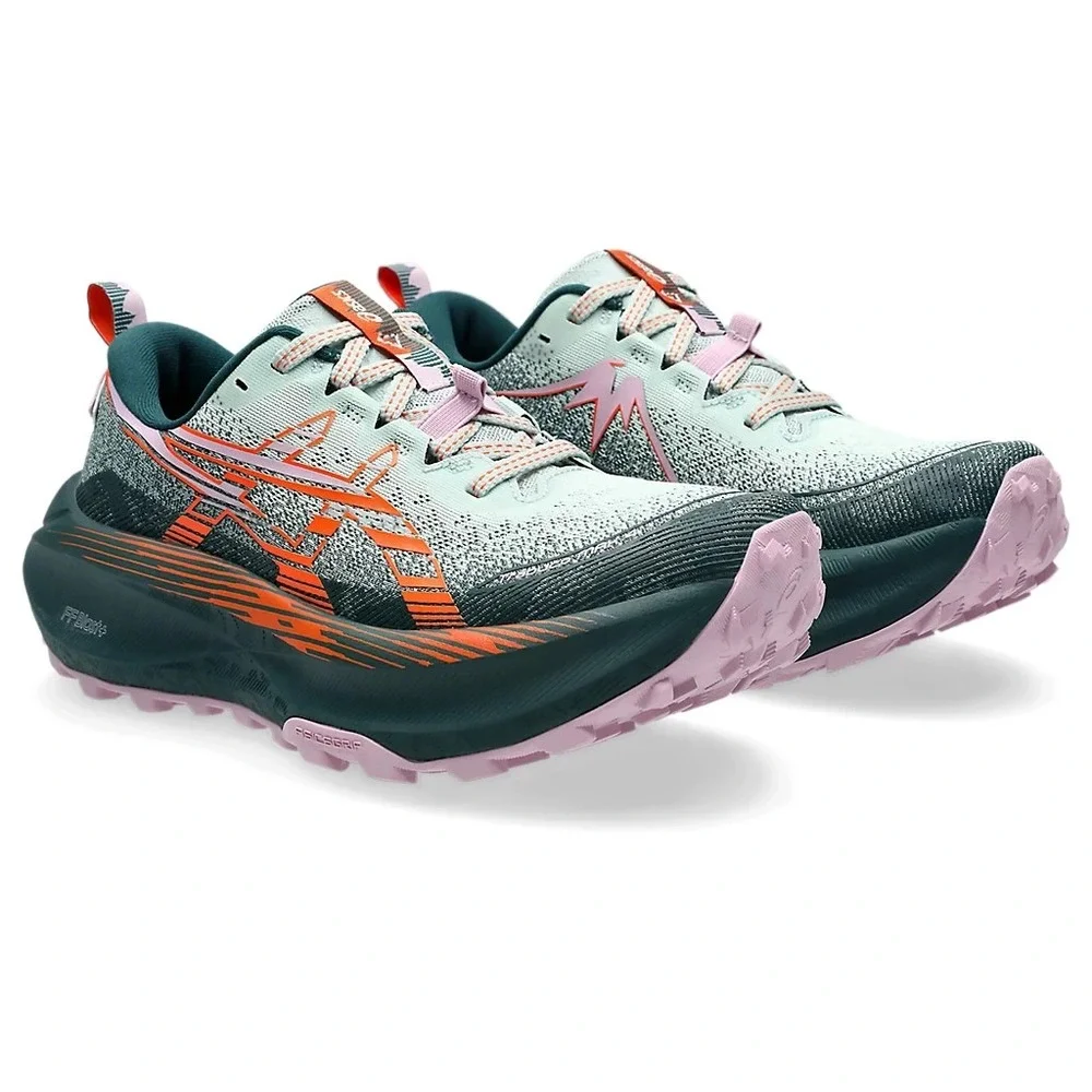 Womens Size 5 - ASICS Trabuco Max 4 Cold Moss Nova Orange 1012B769-400 Shoes NEW