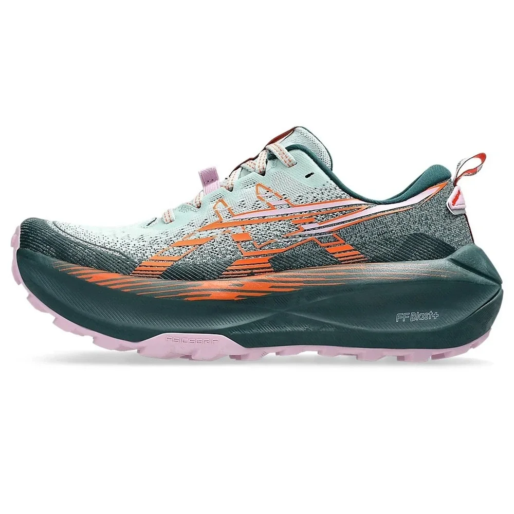 Womens Size 5 - ASICS Trabuco Max 4 Cold Moss Nova Orange 1012B769-400 Shoes NEW