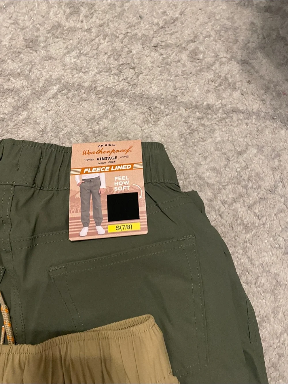 Weatherproof relaxed waist