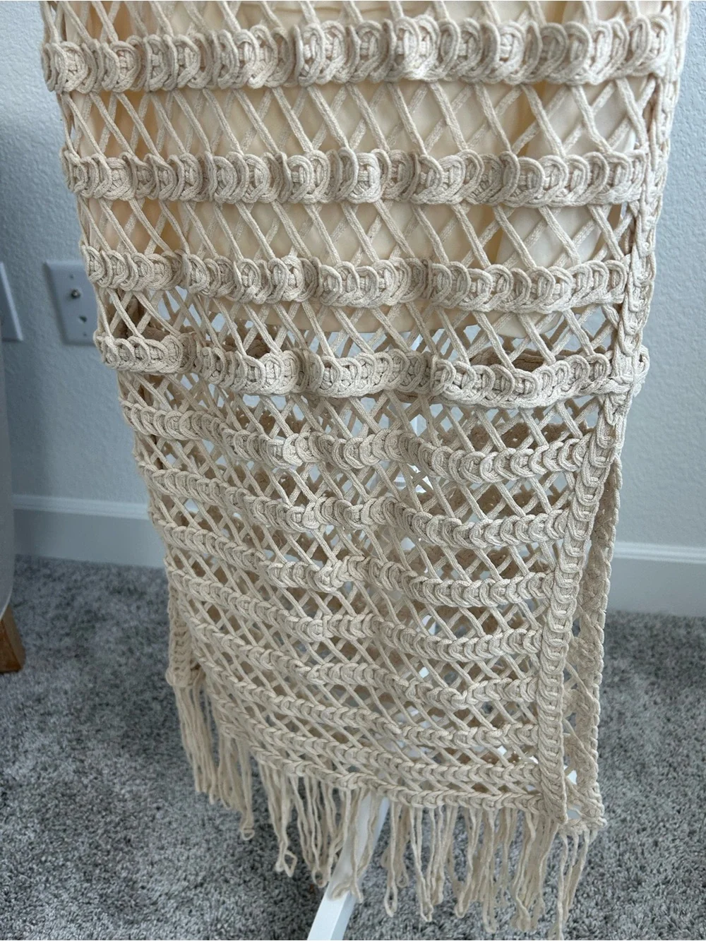 H&M sleeveless crochet