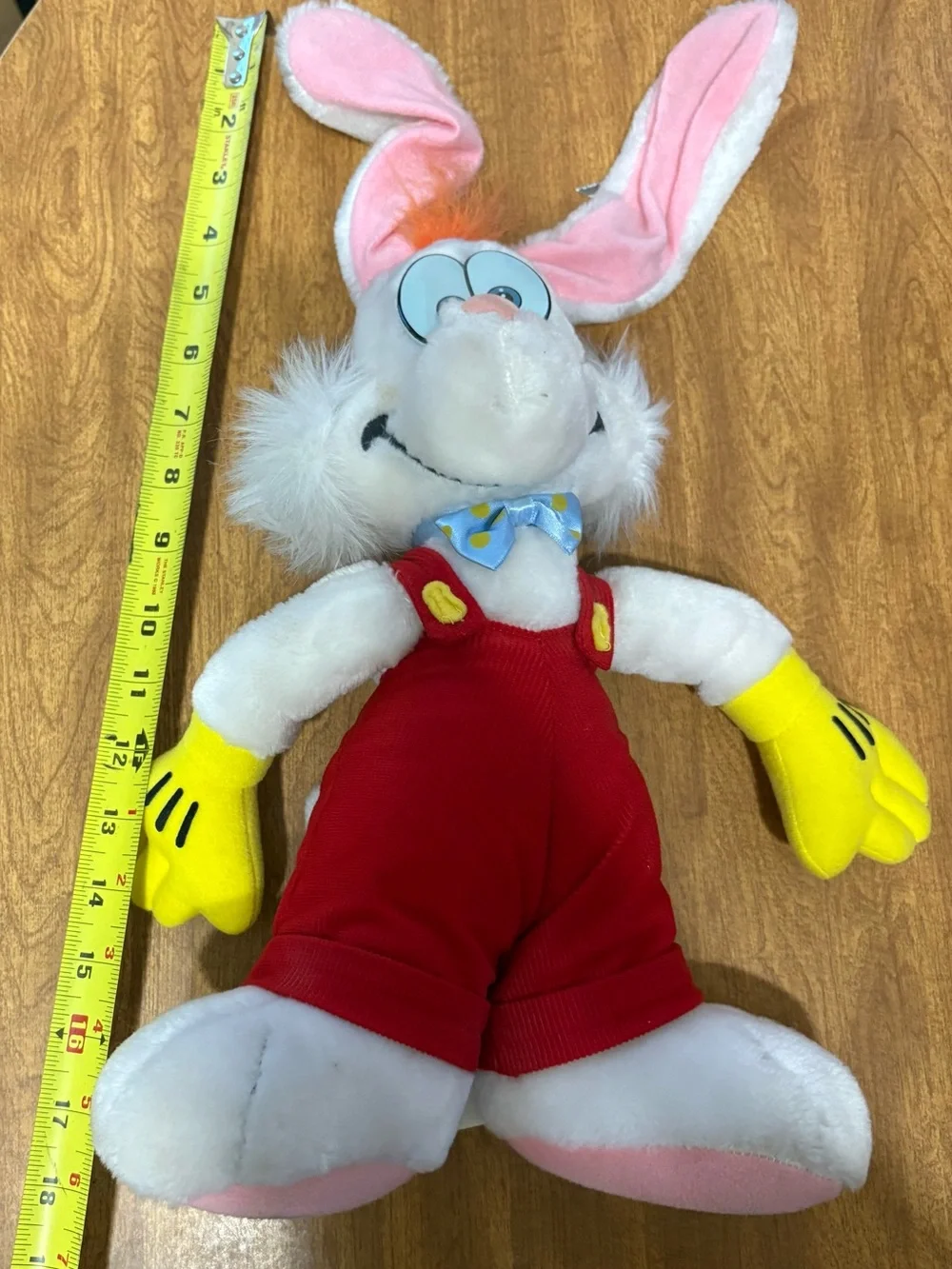 VTG 1987 Disney Roger Rabbit Applause Stuffed Plush 12in