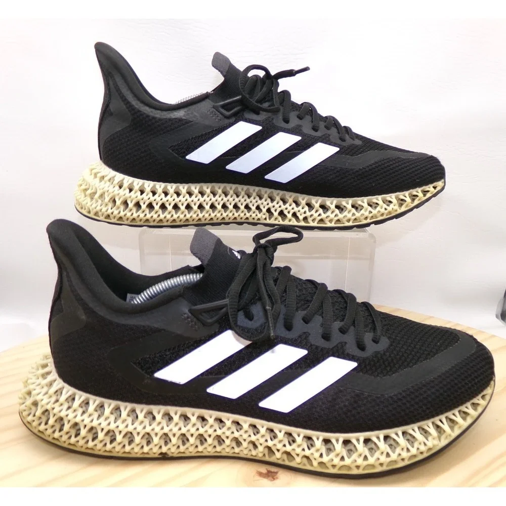 Adidas 4DFWD 2 Black Carbon Mens Running Shoes Size 12 Low Top Sneaker GX9249