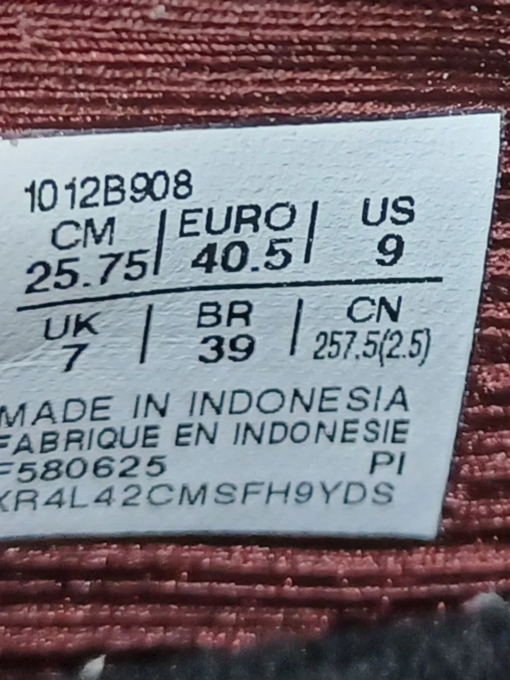 Asics #0 uesd