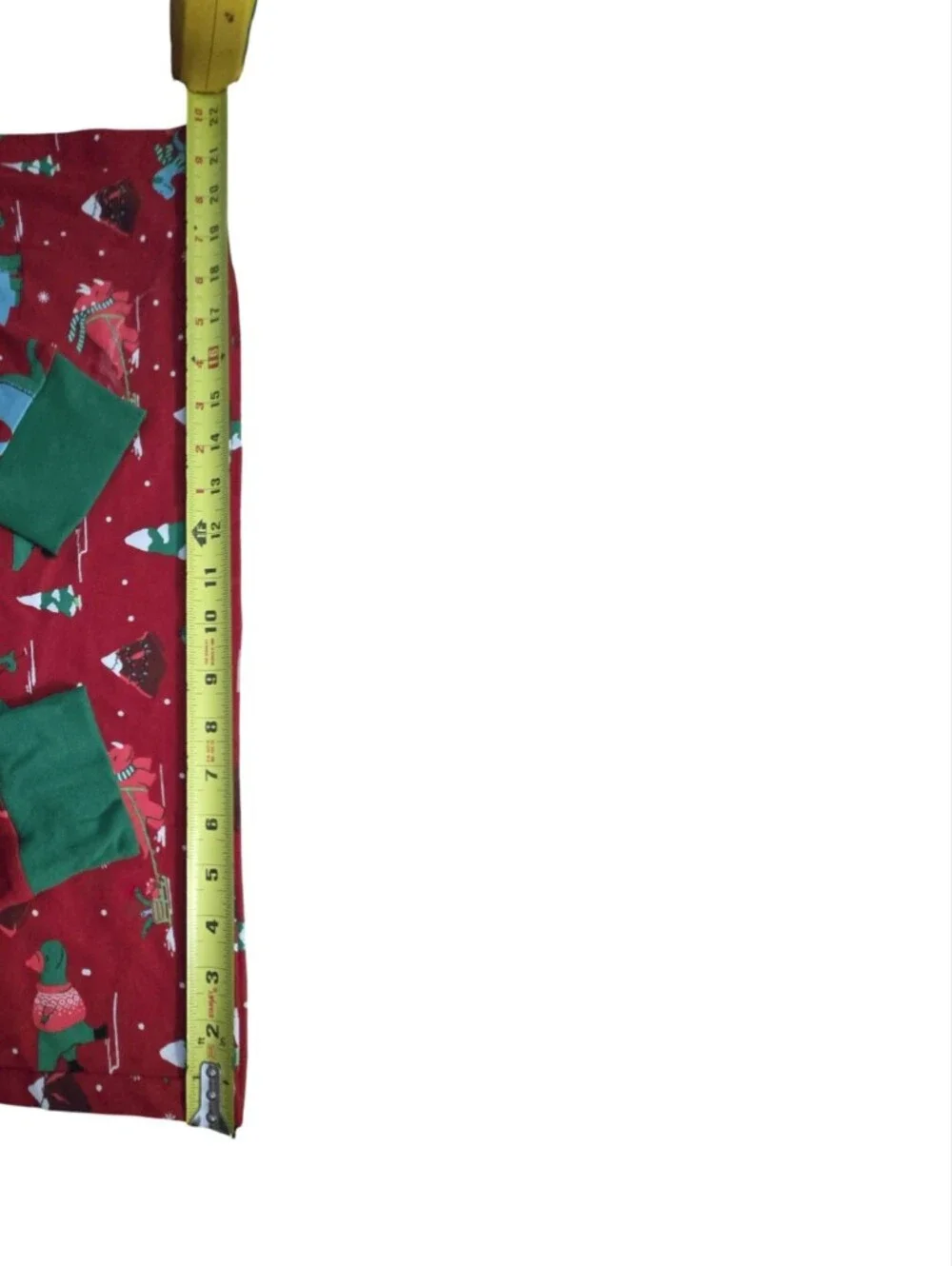 Men's Red Holiday Dinosaur Print Jammie Shirt Sweater Holiday Christmas Size L