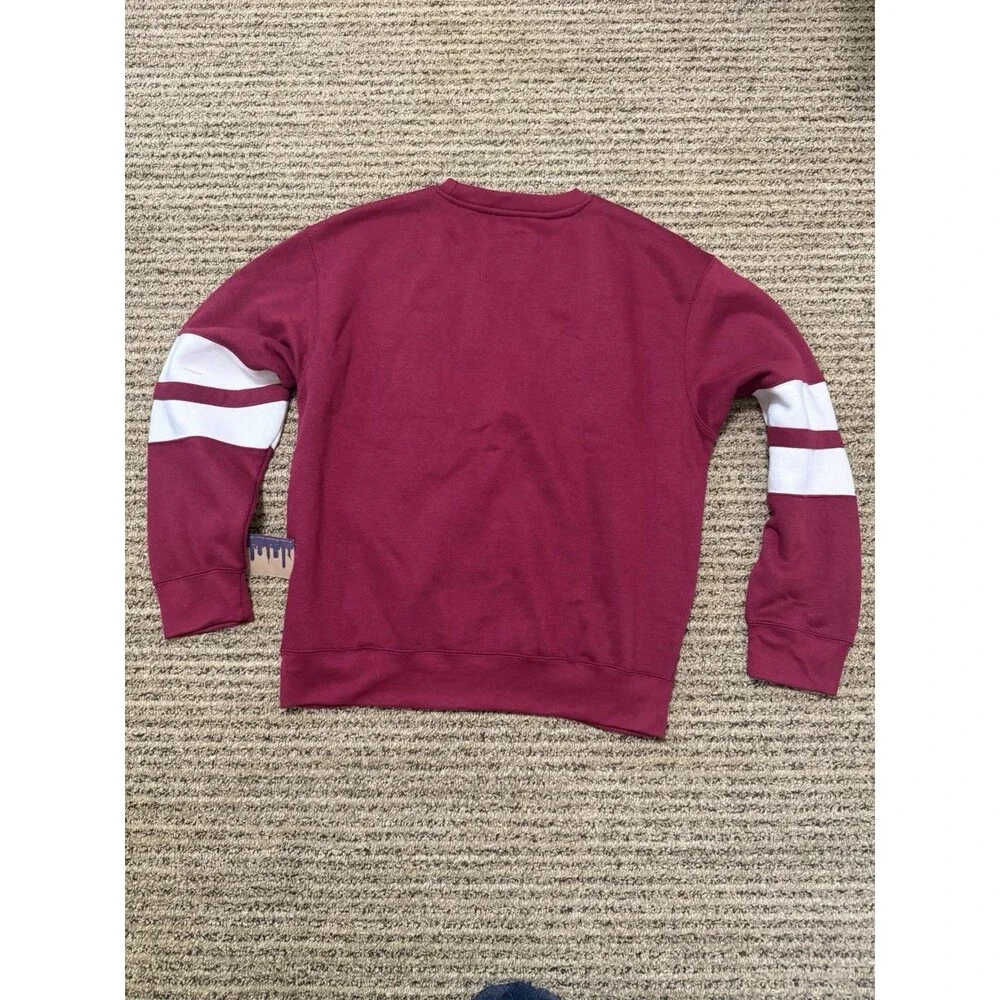 Oregon Burgundy Crewneck Sweatshirt Lg NWT New York Popular Vintage Style