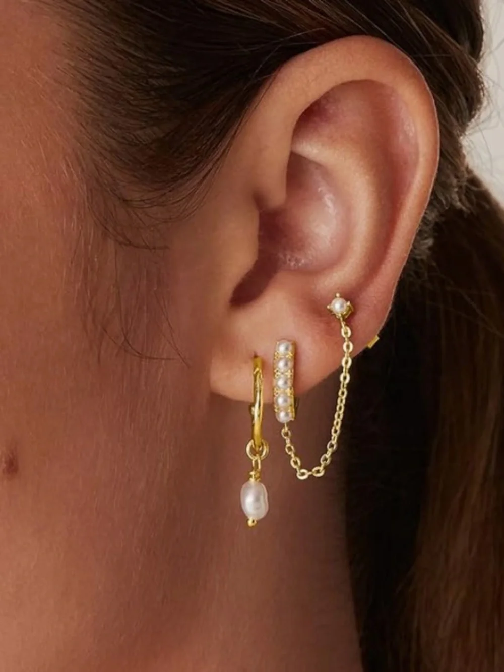 Anthropologie gold plated