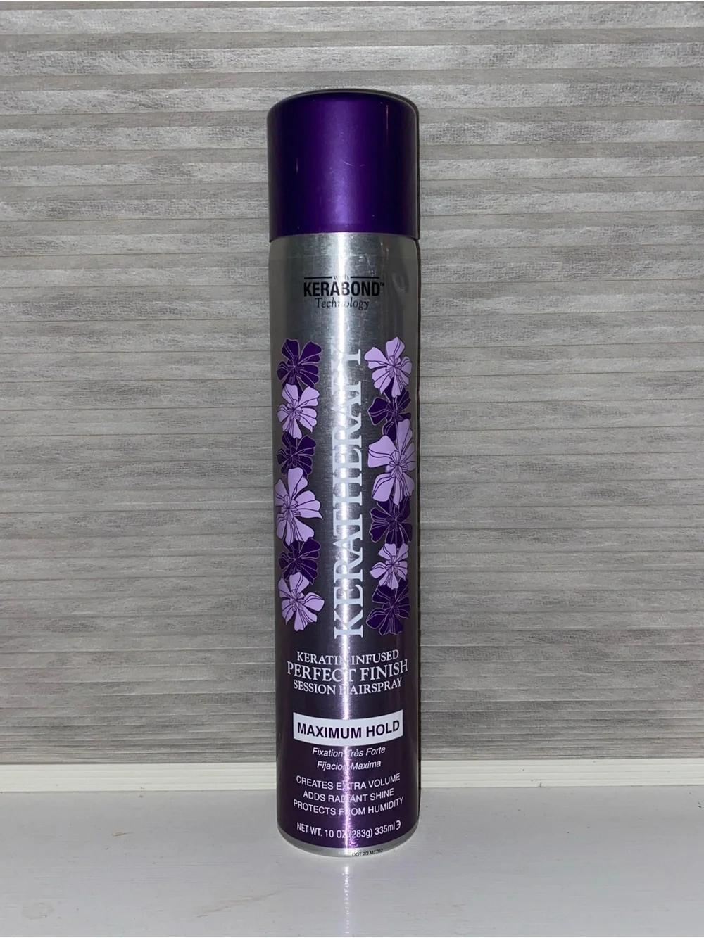 therapy Kerabond Keratin-Infused Hairspray – Purple Accents