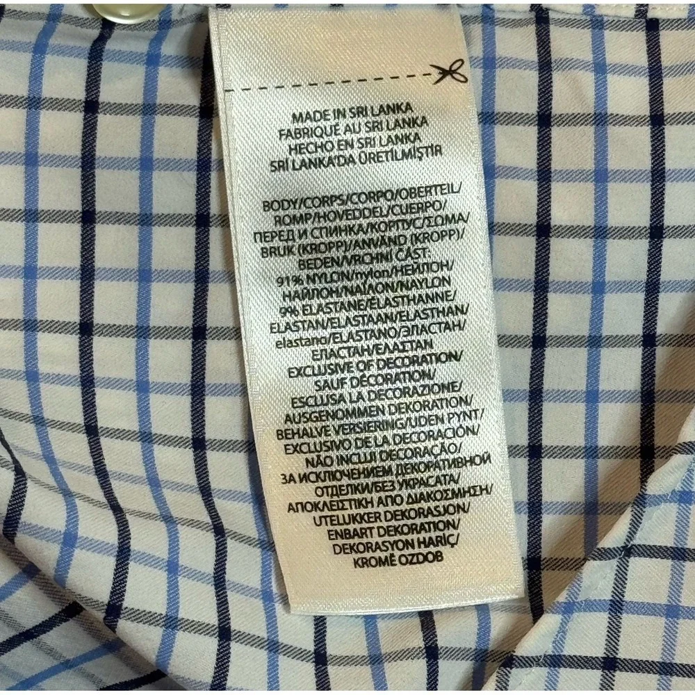 Polo Ralph Lauren Multicolor Check Casual Performance Button Down Shirt‎ Men 4XB