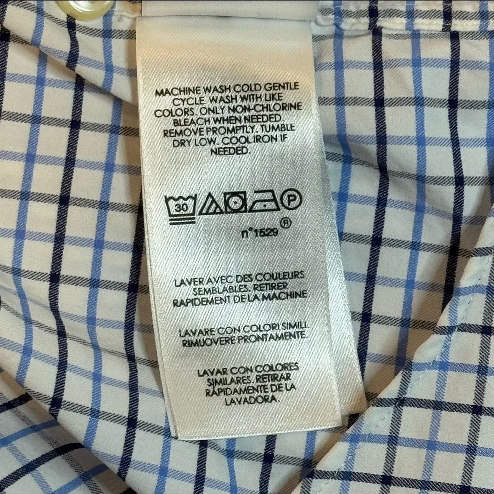 Polo Ralph Lauren Multicolor Check Casual Performance Button Down Shirt‎ Men 4XB