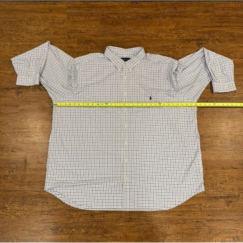 Polo Ralph Lauren Multicolor Check Casual Performance Button Down Shirt‎ Men 4XB