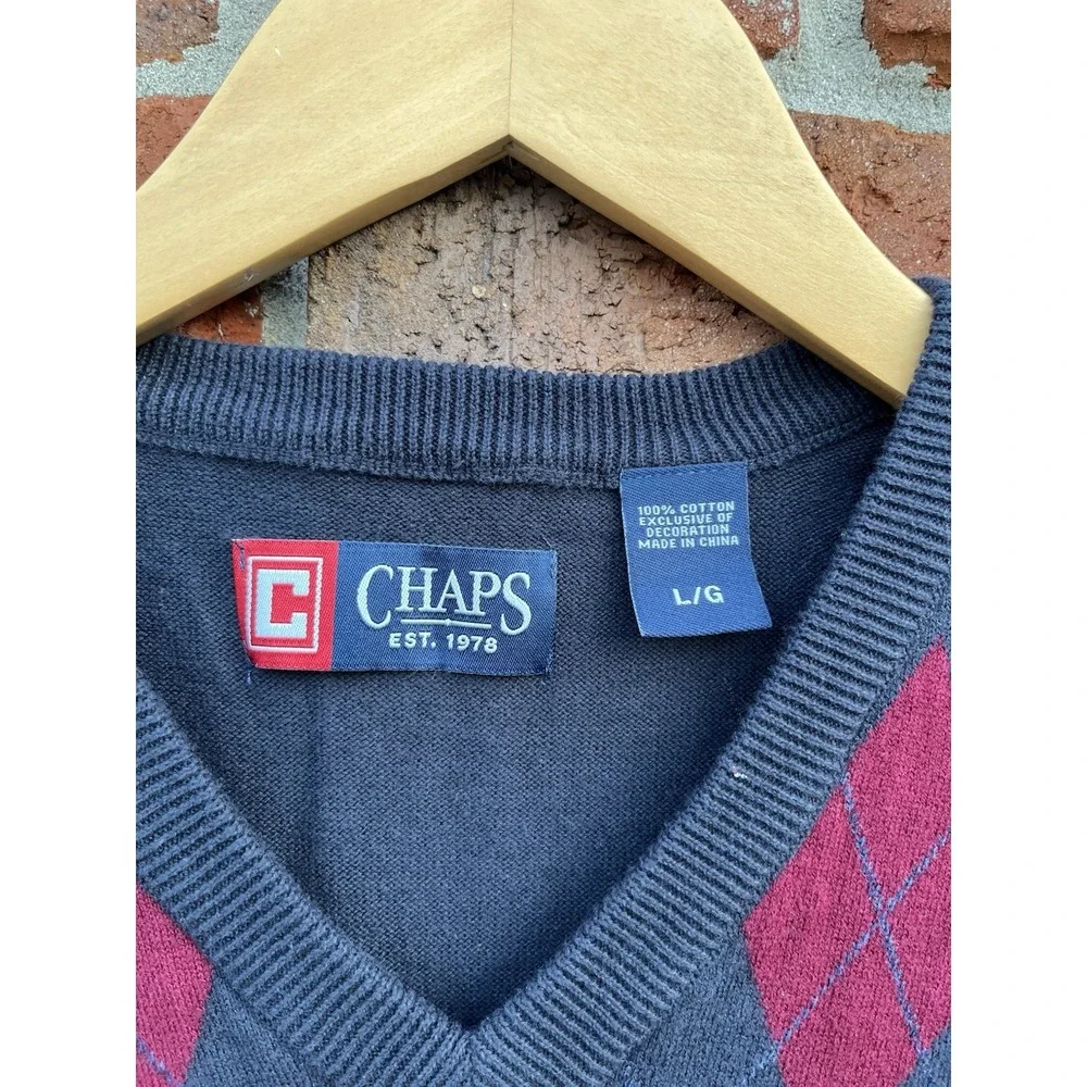 Chaps argyle sweater