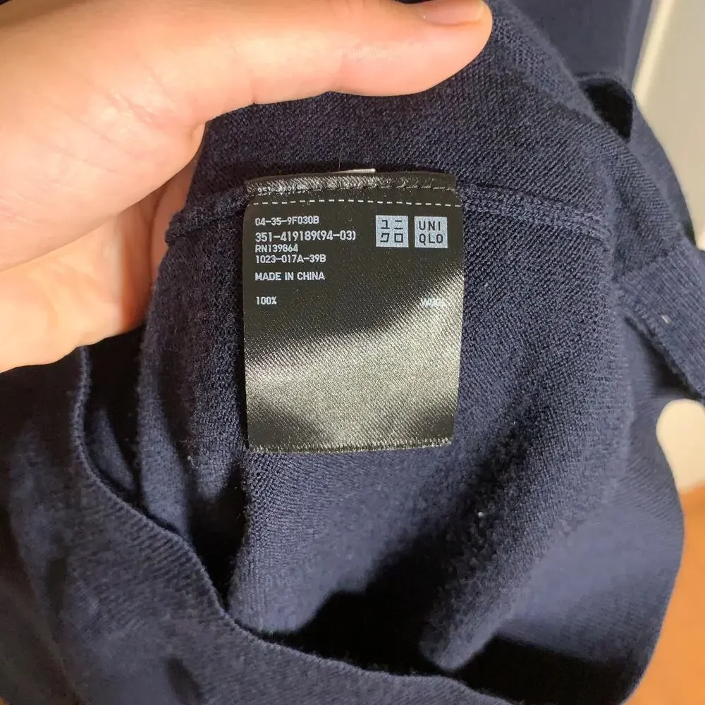 Uniqlo 100% wool