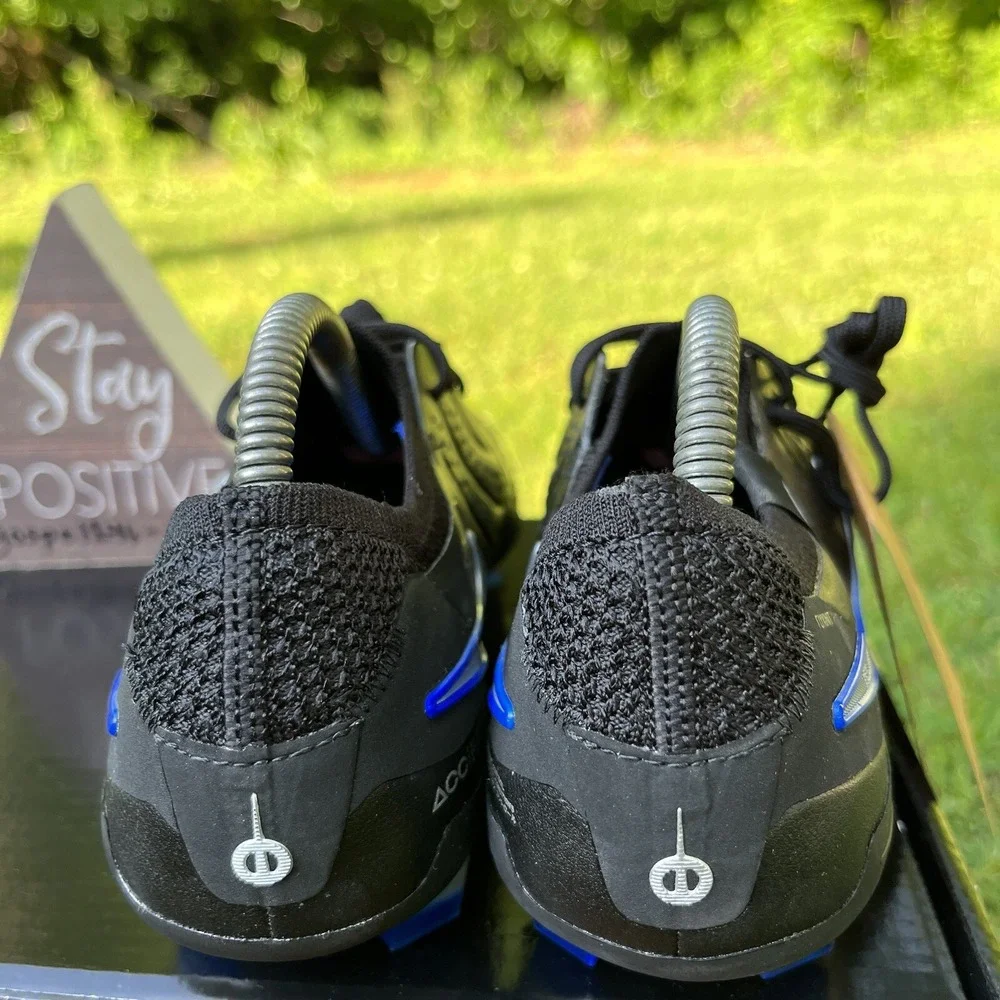 Nike Legend 10 Elite FG Soccer Cleats Men Size 6.5 /‎ Women Size 8 Black / Blue