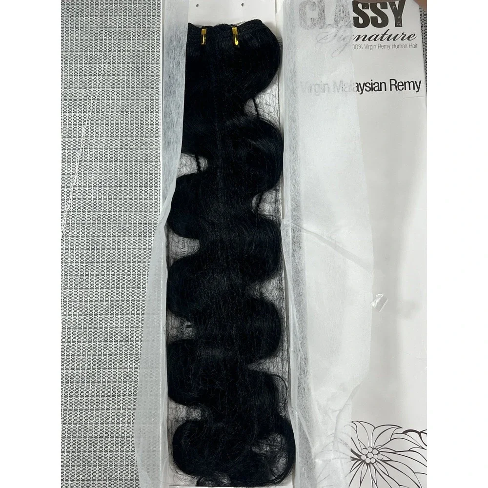 bellatique 100% Virgin Brazilian Remy 360' Full Lace‎ Frontal Natural Black 14