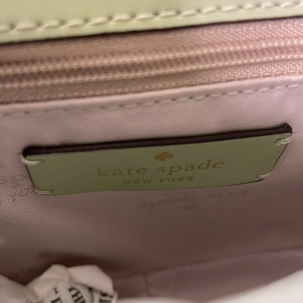 Kate Spade New York Audrey Flap Crossbody, Sage Green Colorblock New With Tags